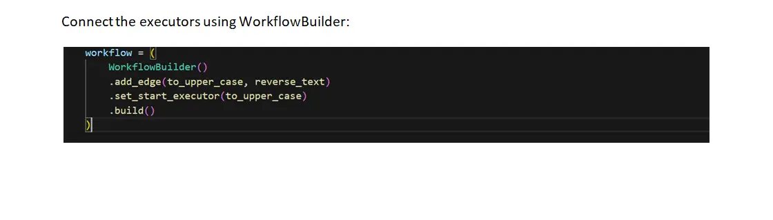 create sequential workflow using microsoft agent framework